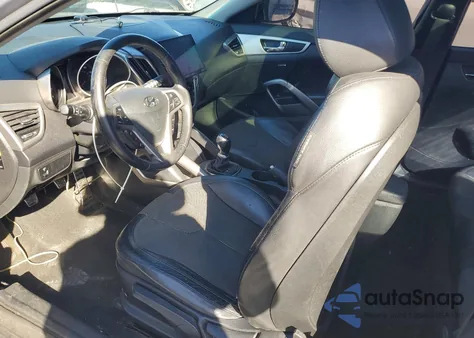 2012 Hyundai Veloster z USA, uszkodzony, nr VIN KMHTC6AD0CU082412